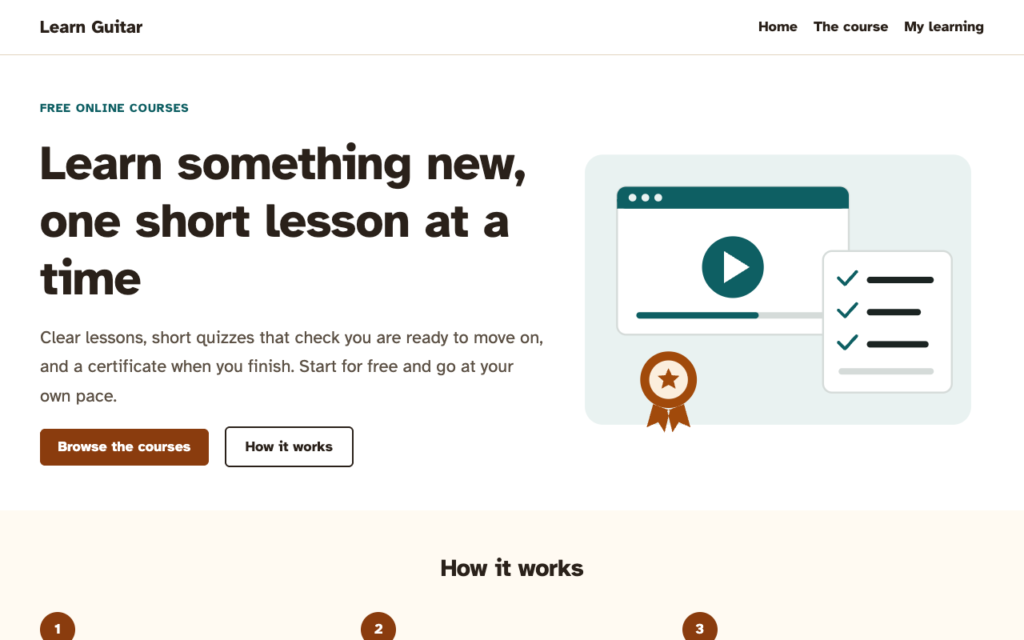 The same page in the Night style